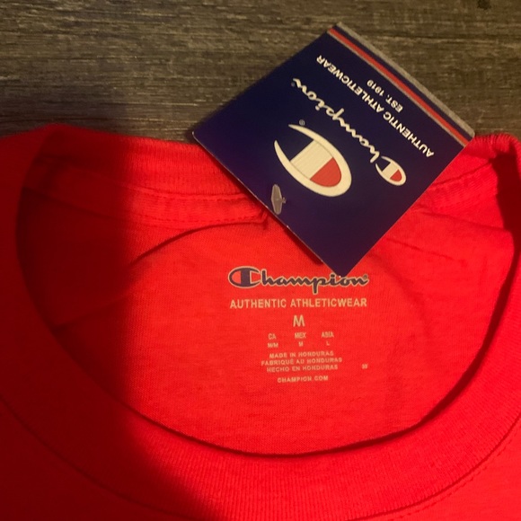 CHAMPION SPELL OUT T SHIRT - Picture 4 of 6